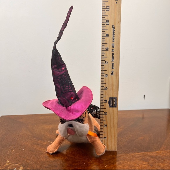 Annalee 11" (incl. hat) Bulldog in Halloween Hat & Cape - Picture 12 of 16